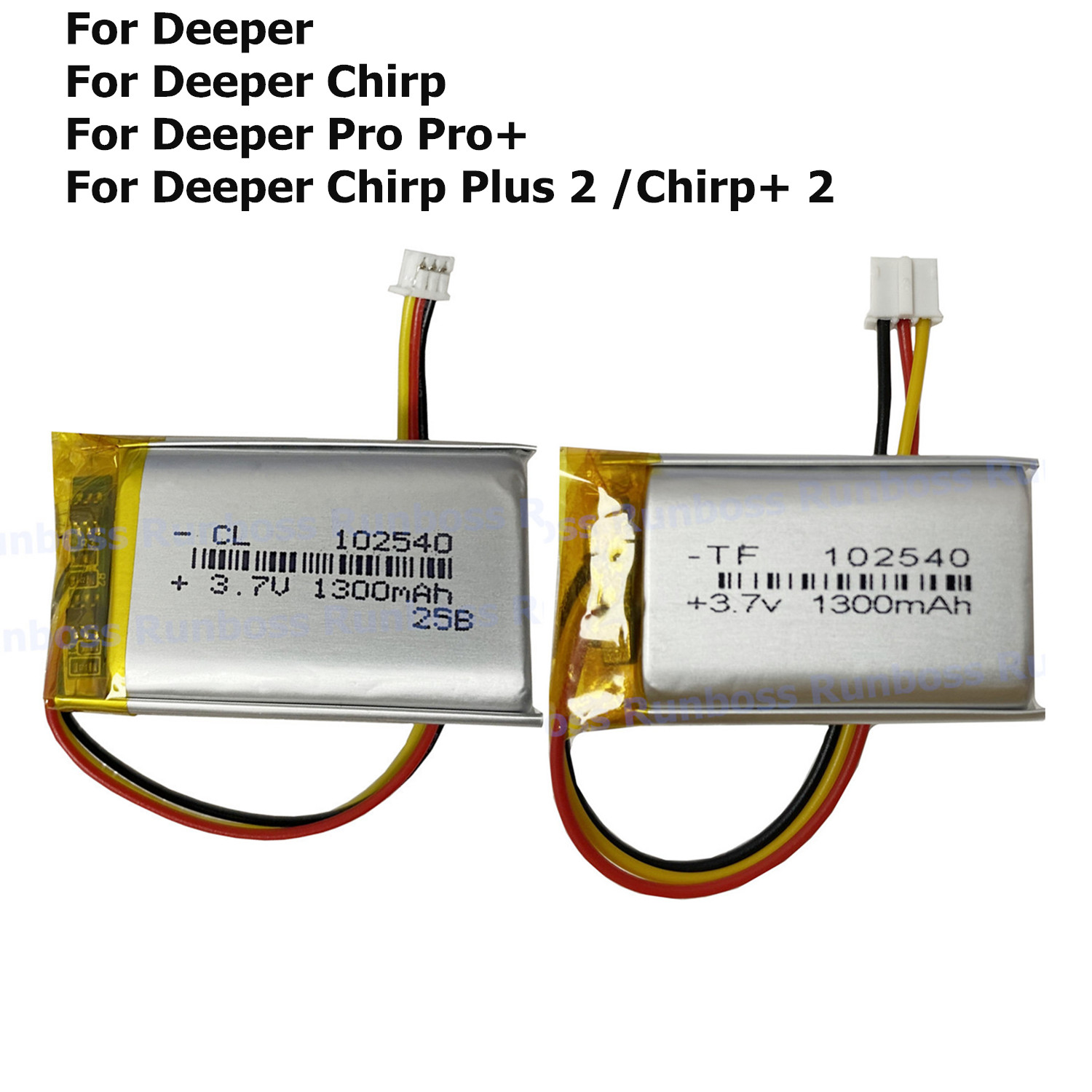 Fish Finder Gps - Yeni 3.7V 1300mAh Pil Deeper Pro