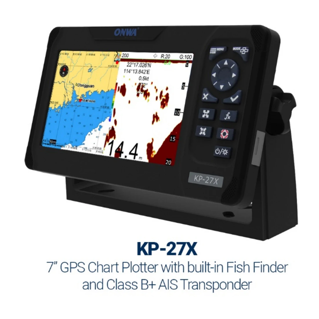 7 inç Onwa KP-27X. B+ Sınıfı A - Fish Finder Transducer incelemesi ve fiyatı