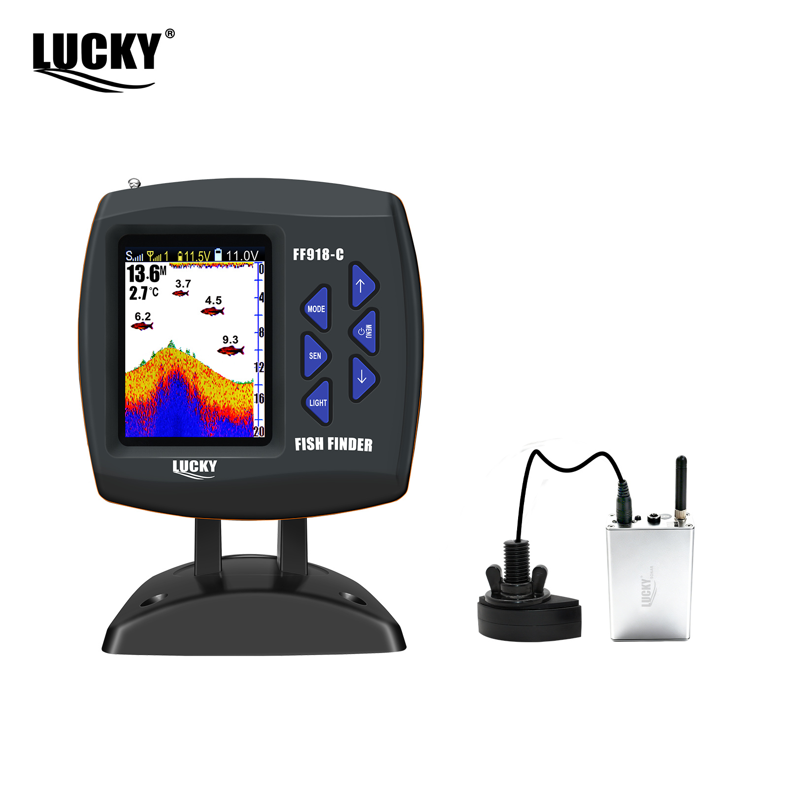 Lucky FF918 Kablosuz Uzaktan K - Fish Finder Cable incelemesi ve fiyatı